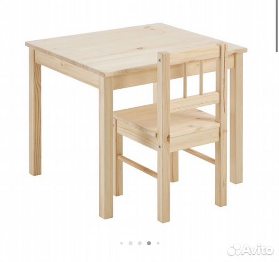 Стол и стул массив дерева