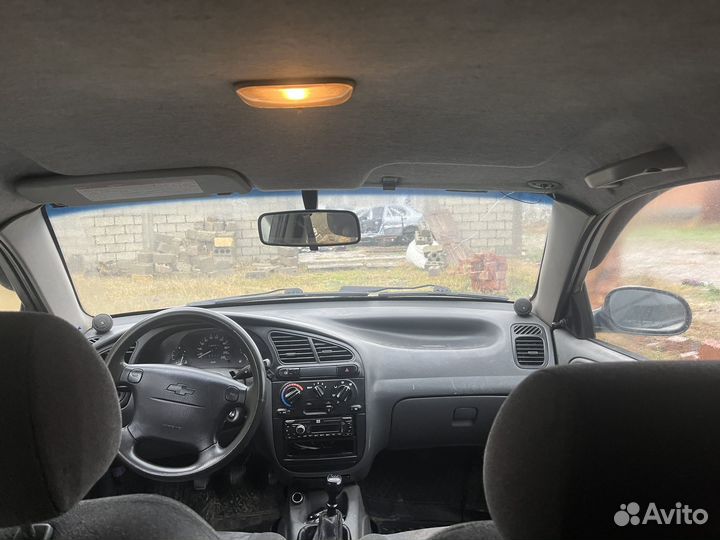 Chevrolet Lanos 1.5 МТ, 2007, битый, 150 000 км