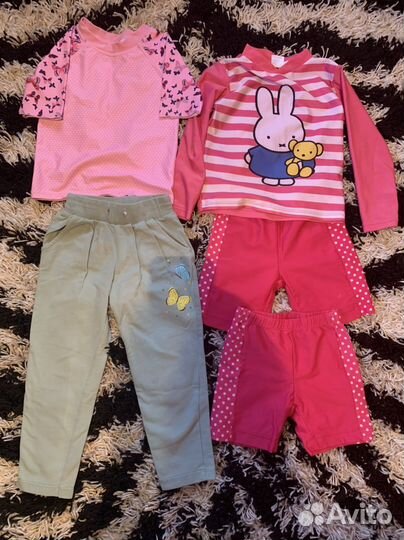 Детские вещи пакетом для девочек 92-104