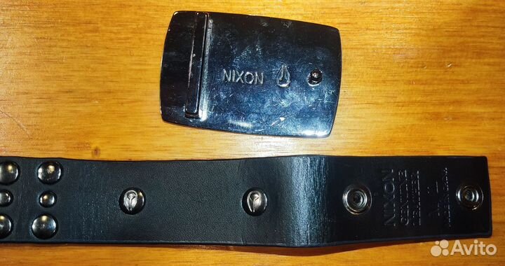 Ремень клепаный Nixon Кожа