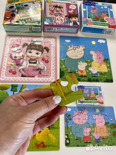 Пазлы крупные детали