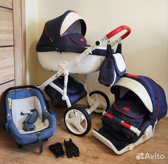 Коляска Adamex Massimo 3в1