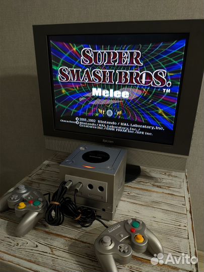 Nintendo gamecube + gameboy player + picoboot