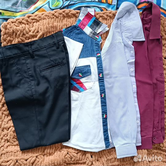 Брюки, рубашки одежда школьная