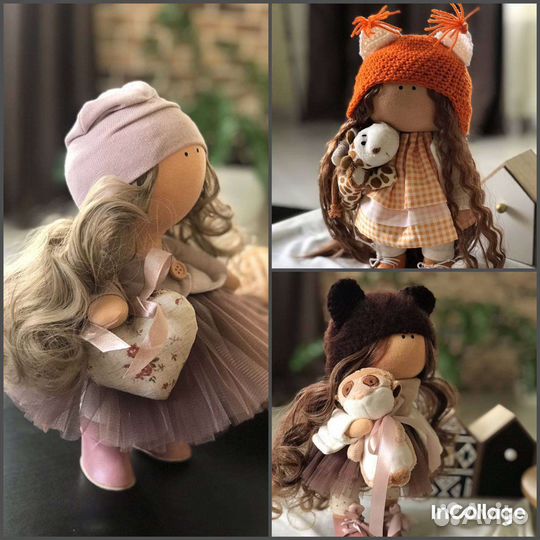 Интерьерная кукла ручной работы