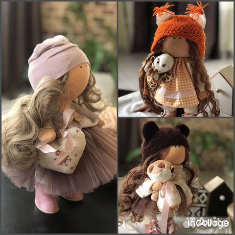 Интерьерная кукла ручной работы
