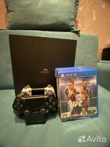 Sony playstation 4 pro 1tb +6 игр