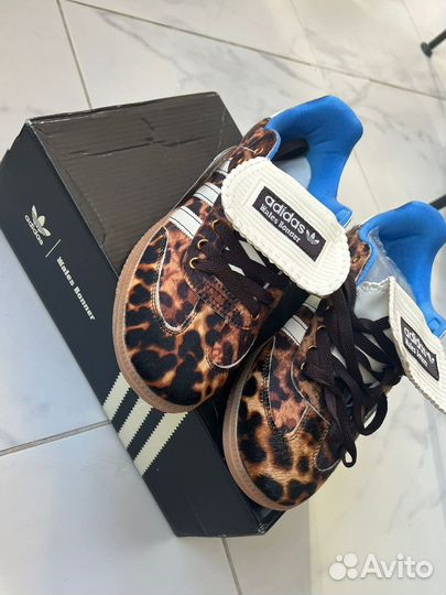 Кеды adidas samba nylon wales brown