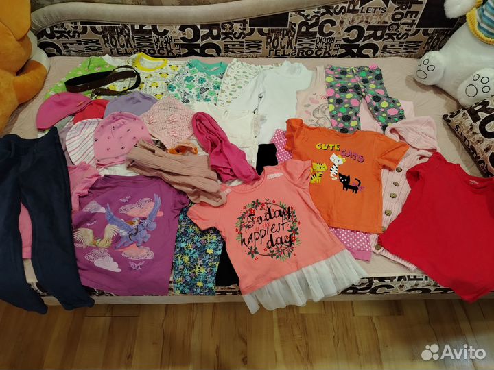 Пакет одежды на девочку р.104