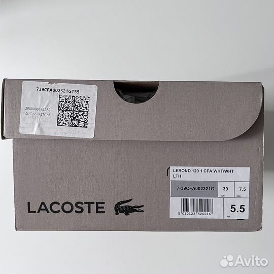 Кеды Lacoste женские