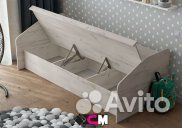 Кровать Радуга серый