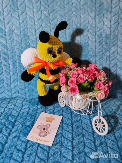 Весёлая пчёлка ручной работы