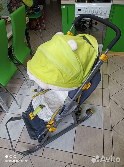 Санки коляска Ника 7 2 салат.цвет. Доставка