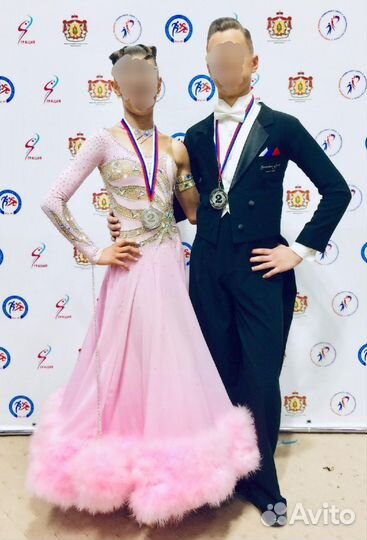 Платье для бальных танцев стандарт ю2 молодежь