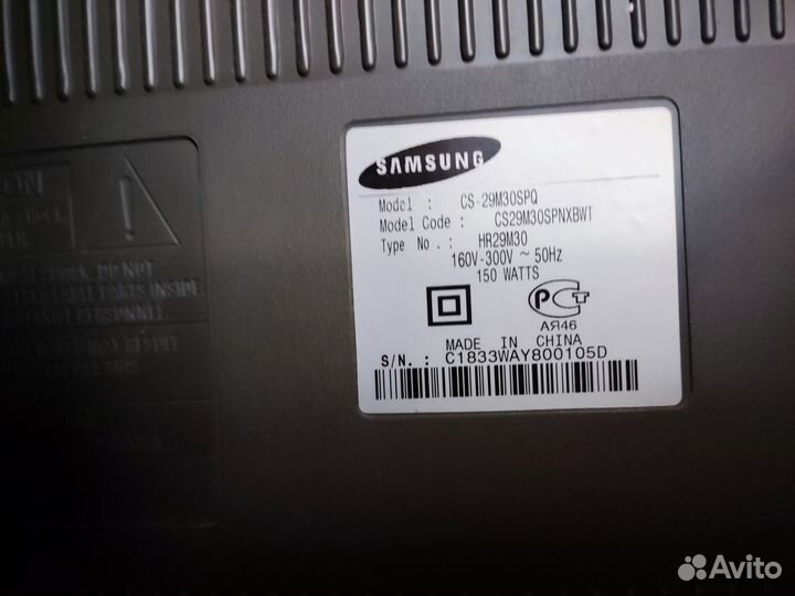 Телевизор samsung cs-29m30spq