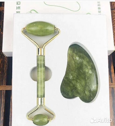 Роллер и скребок гуаша