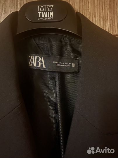 Пиджак zara черный