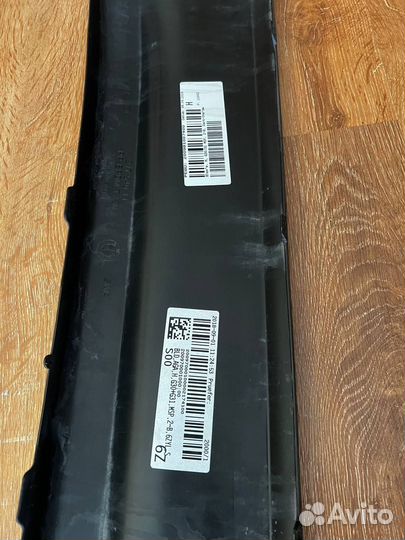 Молдинг на задний бампер BMW 5 G30 М пакет