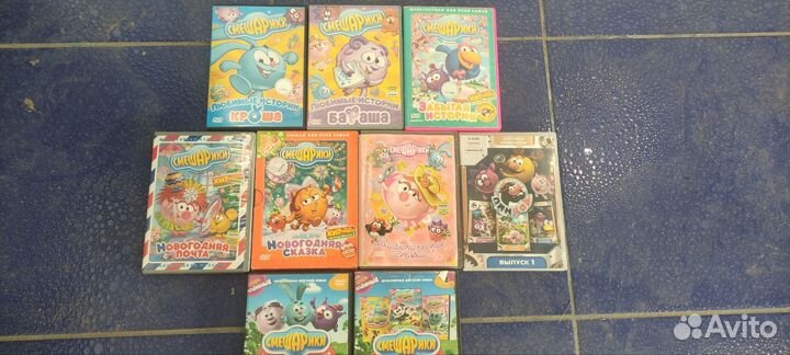 Dvd диски мультфильмы смешарики