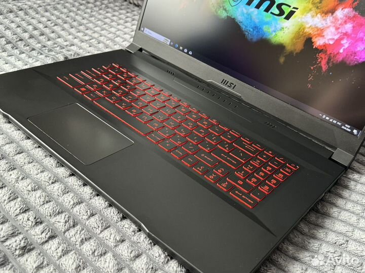 Игровой MSI 17,3 i7-11 + RTX 3050 +12gb DDR4