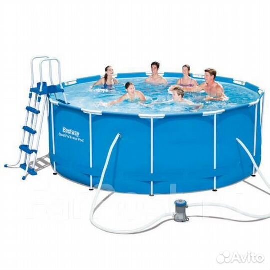 Новый каркасный бассейн Bestway Steel Pro, 366x122