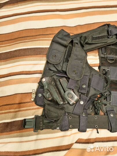 Разгрузочный жилет омон (собр), черный