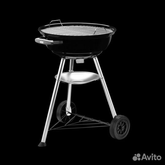Новый гриль weber compact угольный 47 см