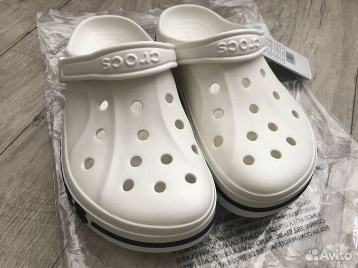 Новые Crocs Sabo белые размер 39-40