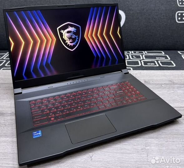 Игровой ноутбук msi 17.3 rtx 3060/144Hz/1 тб
