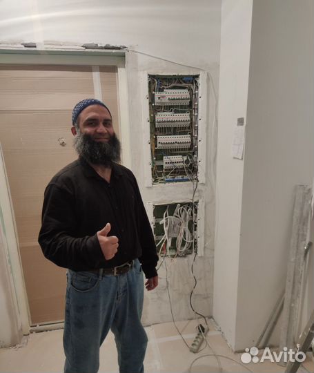 Услуги электрика Электромонтаж Ремонт проводки