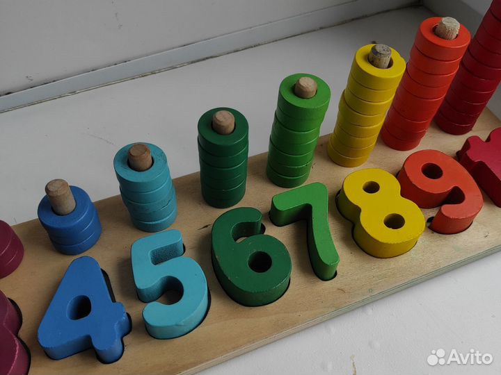 Развивающий деревянный сортер Монтессори