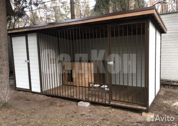 Уличный вольер для собак Н7 5х2м