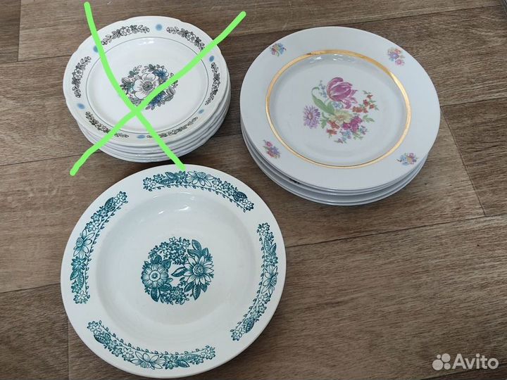 Тарелки Зик и Пролетарий СССР