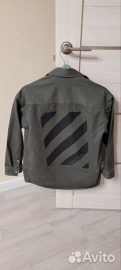 Джинсовая рубашка для подростка мальчика