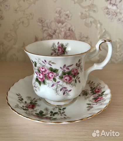 Чайно-кофейная пара Royal Albert, винтаж