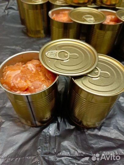 Домашняя тушенка свиная, говяжья, птица