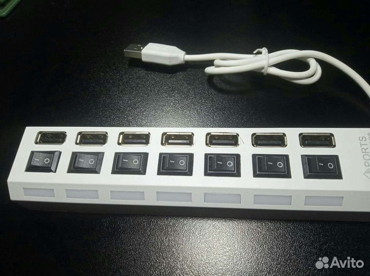 Разветвитель (хаб) USB 7 портов