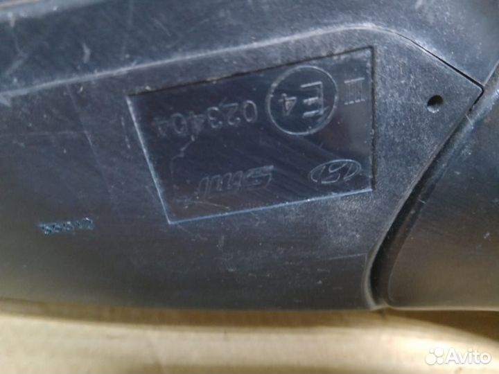 Зеркало боковое левое Hyundai Solaris 10-17