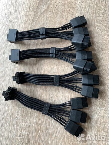 12vhpwr угловой 16pin rtx 4080/4090 3x8/4x8pin