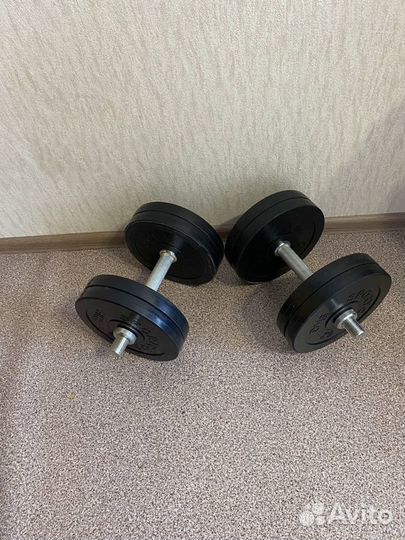 Гантели разборные 44 кг (новые)