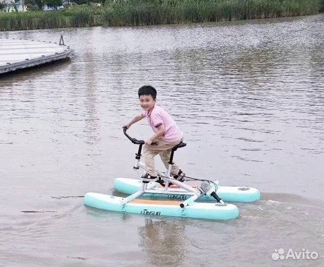 Водный велосипед детский катамаран