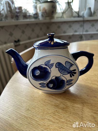 Заварочный чайник гжель