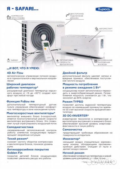 Бюджетные кондиционеры Бирюса заводов Midea,AUX