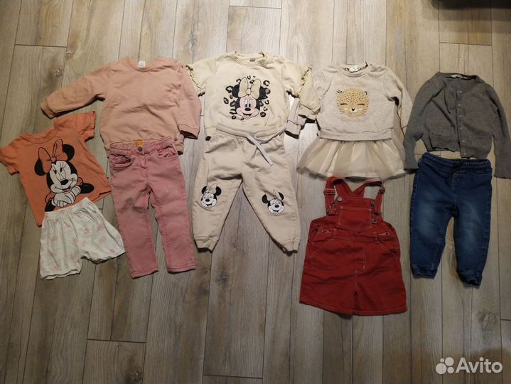 Пакет вещей для девочки H&M, Reserved, GJ,Baby Go