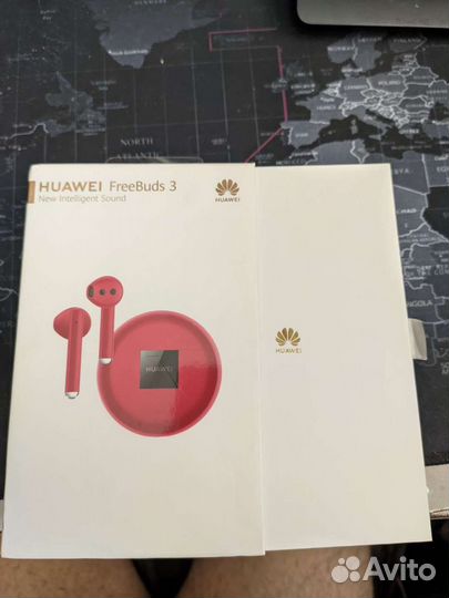 Huawei freebuds 3 красные