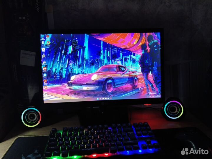 Игровой компьютер i5 7400/SSD/HDD/GTX