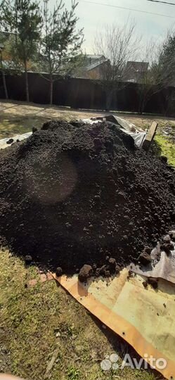 Навоз коровий, Перегной из навоза, Почва, Песок