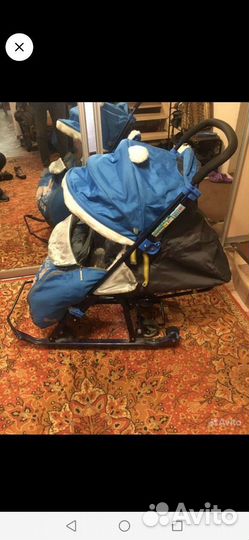 Коляска санки