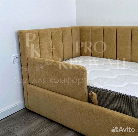 Детская кровать с мягкими бортиками на заказ