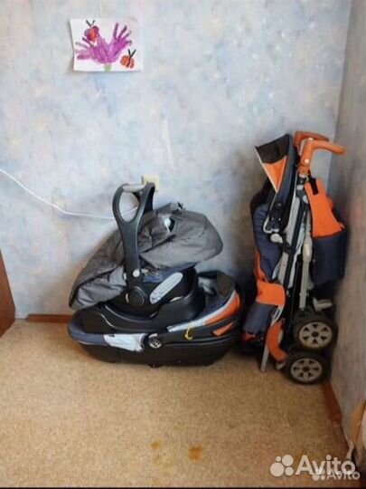 Коляска chicco 3 в 1